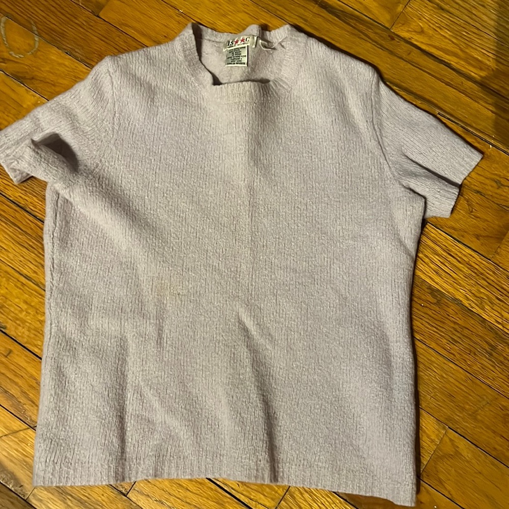 Isaac Mizrahi women’s purple sweater size S